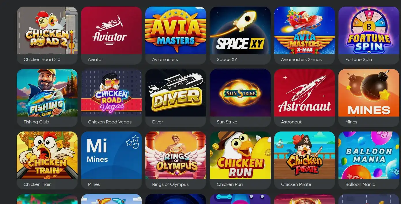 Мобильная версия Paradise casino на экране смартфона